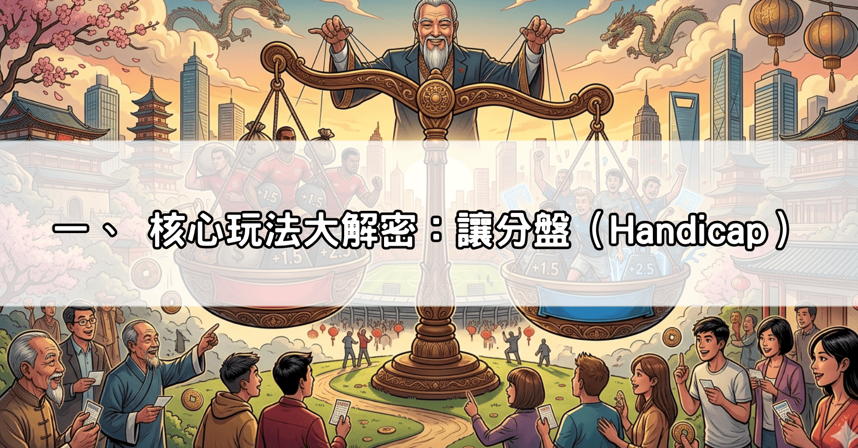一、 核心玩法大解密：讓分盤（Handicap）