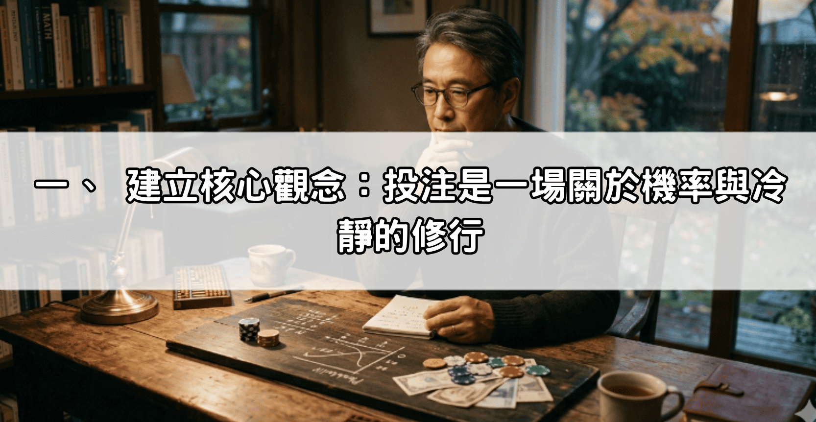 一、 建立核心觀念：投注是一場關於機率與冷靜的修行