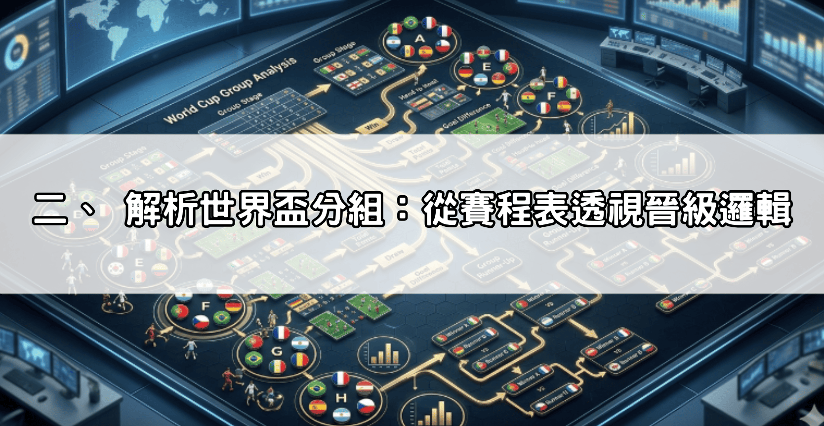 二、 解析世界盃分組：從賽程表透視晉級邏輯